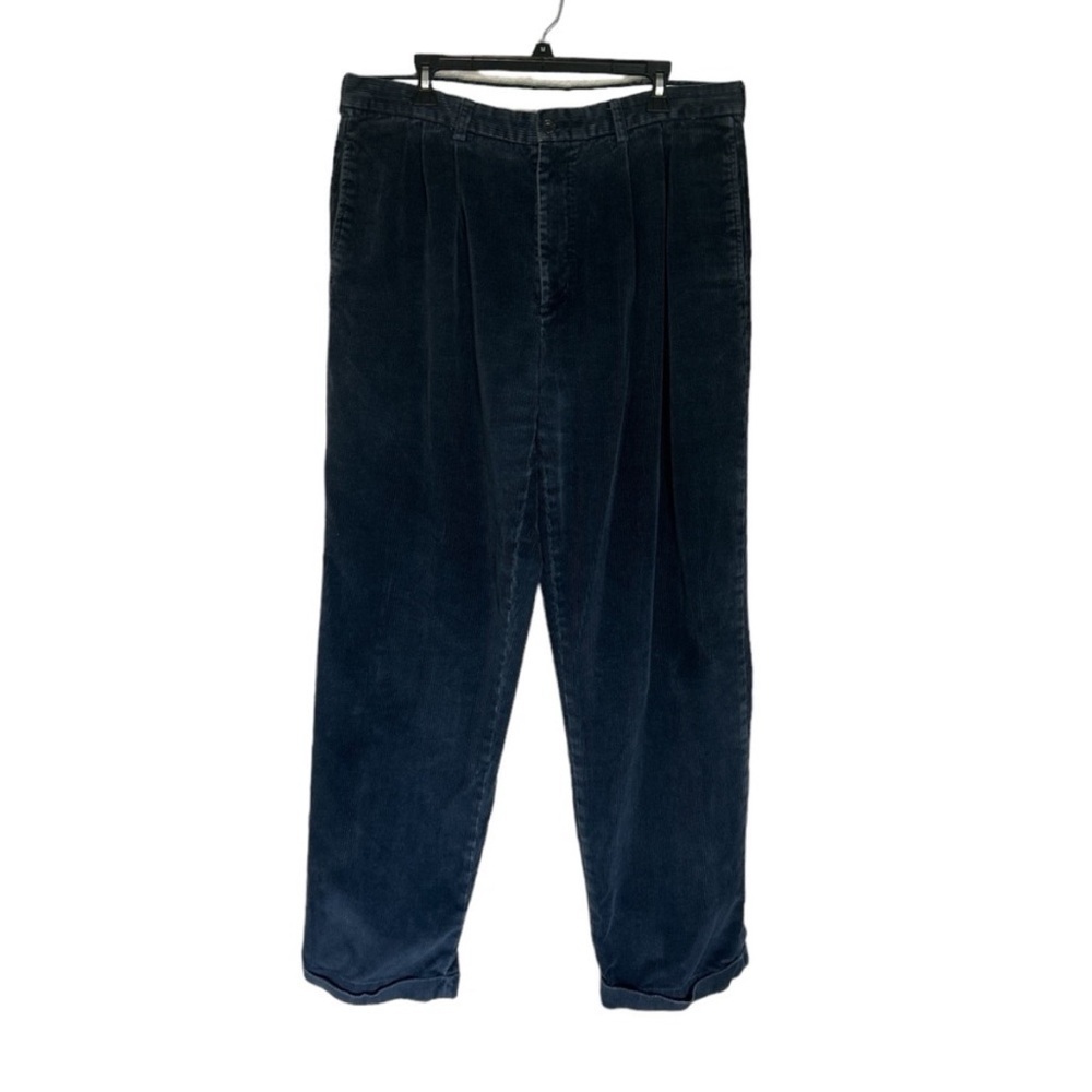 Brooks Brothers navy blue pants with front pleats size W38/L34